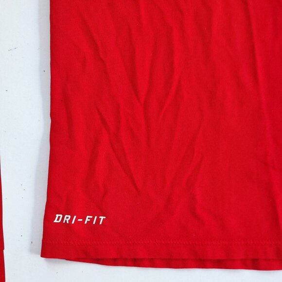 Nike Tee athletic cut dri-fit men's size XL red with graphic design - Picture 7 of 9